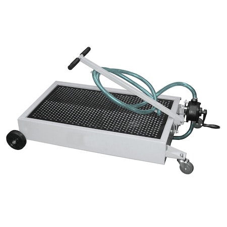 Shop Tuff 15 Gallon Low-Profile Oil Drain w/pump STF-15GS