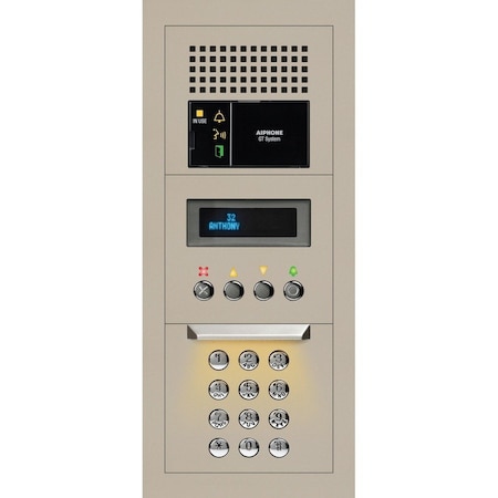 Aiphone Audio Entrance Station, 7-1/2" H x 5/8" D GTA-DESB