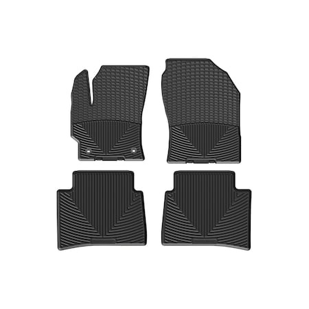 Weathertech Black, Front and Rear All Weather Floor Mats W522-W523