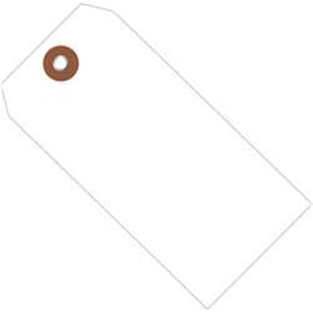 Officespace 4.75 x 2.38 in. White Plastic Shipping Tags, 100PK OF3347811