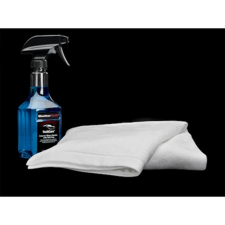 Weathertech White, Microfiber Finishing Cloth and Quick Detail 8AWCC2