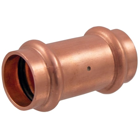 Nibco 1-1/4 in. Press in. X 1-1/4 in. D Press in. Wrought Copper Coupling 9001700PCU