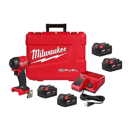 Milwaukee Tool M18 FUEL Hydraulic Driver + Battery 2PK 2761-22, 48-11-1852