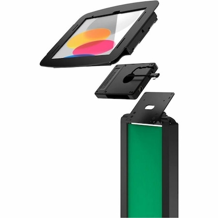 Compulocks iPad Pro 11IN 1-4th Gen Space Enclosure Brandable Floor Stand Plus Hub Black 140B211SENBH01