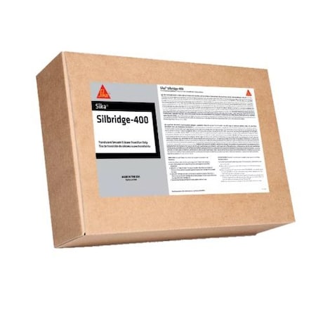 Sika Silbridge 400 Translucent, Smooth Silicone Transition Strip, Clear, 0.045" x 8" x 100' Roll 611947