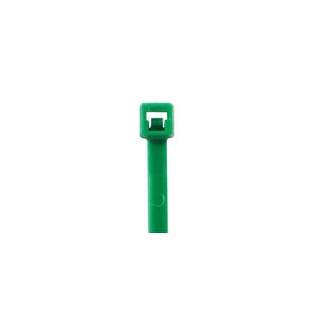 Bubblefast 1000-5 1/2'' 40# Green Cable Ties, 1000PK BFCT433A