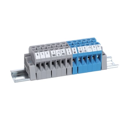 Hussmann Terminal Block Assembly, DIN Rail 0435513