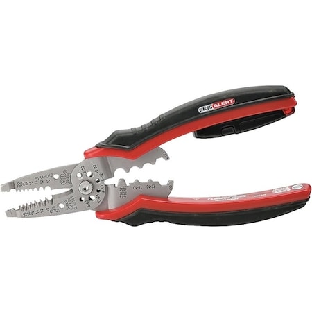 Gardner Bender Circuit Alert Series Wire Stripper, 8 to 20 AWG Wire, 7 in OAL, CushionGrip Handle GST-70M