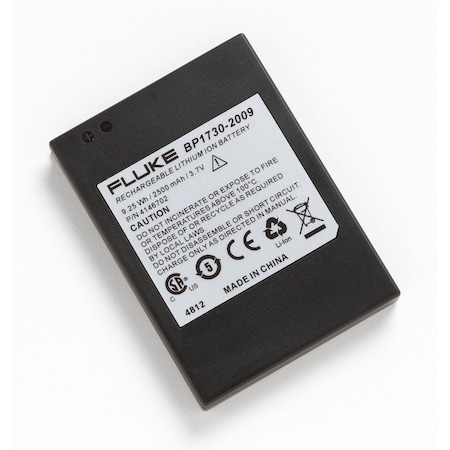 Fluke Battery Pack, Li Ion 3.7 2500MAH BP1730-BATTERY