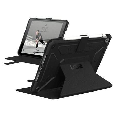 Urban Armor Gear Metropolis Folio Case for Apple iPad 10.2, Black 121916114040