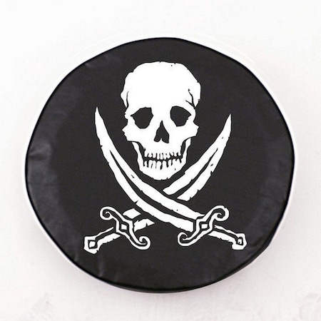 Holland Bar Stool Co 34" x 8" Jolly Roger (Rough) Tire Cover TCAJlyRgRBK