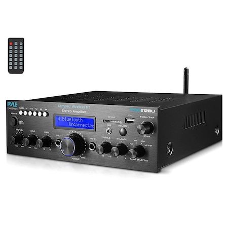 Pyle 200W Bluetooth Stereo Amplifier PDA612BU
