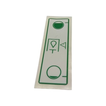 Komatsu DECAL HYD OIL, KOMATSU OEM 1433332H2 1433332H2