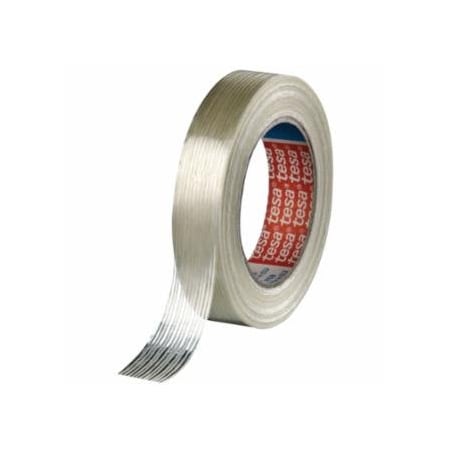 Tesa Tapes Economy Grade Filament Strapping Tape, 3/4 in x 60 yd, 100 lb/in Strength, 48PK 744-53327-09001-00