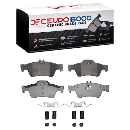 Dfc 5000 Euro Ceramic Disc Brake Pad Set,  1600-0986-01