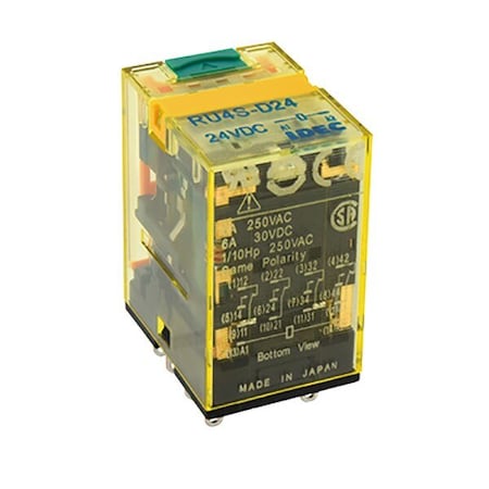 Idec 120V 4pdt relay RU4S-C-A110