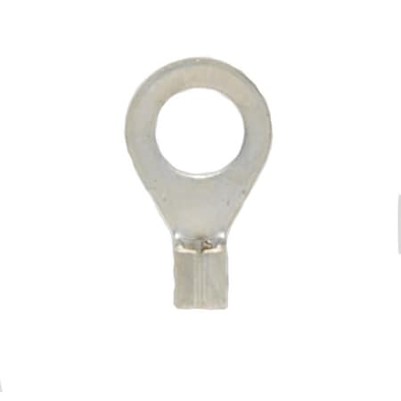 Hillsdale Terminal Ring Terminal, 1/4 in Stud Size, 14 AWG, 600 V, 1000 PK 10114E