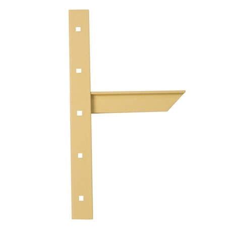 Hd Extended Concealed Shelf Support Bracket 18 in Almond AMEC18 A