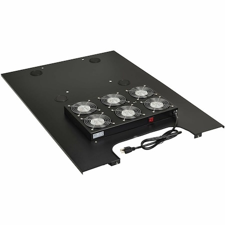 Eaton Tripp Lite series RoofMounted Fan Panel for Deep and Wide Rack Enclosure Cabinets 6 120V Fans SRFANROOFDPWD