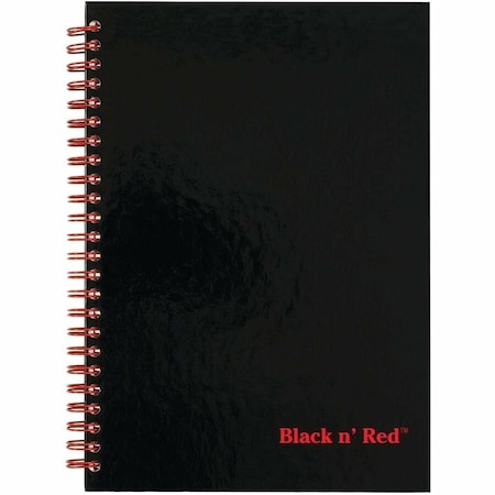 Black N Red 8-1/4 x 5-7/8" Twinwire Notebook JDKL67000