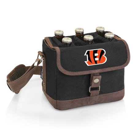 Picnic Time Family Of Brands NFL Cincinnati Bengals - Beer Caddy Cooler Tote with Opener 762-00-311-074-2