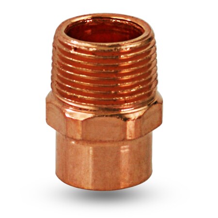 Everflow Copper Male Adapter Fitting with SWTxMIP Connection 3'' CCMA0300