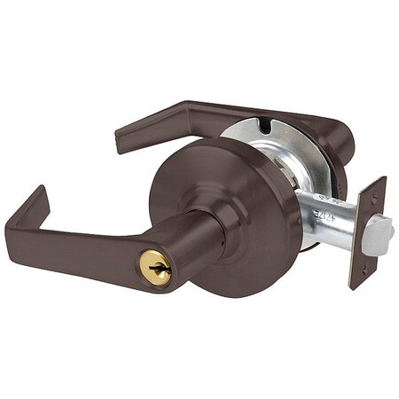 Schlage Door Lever Lockset, Steel, Keyed Different ALX53P SAT 613