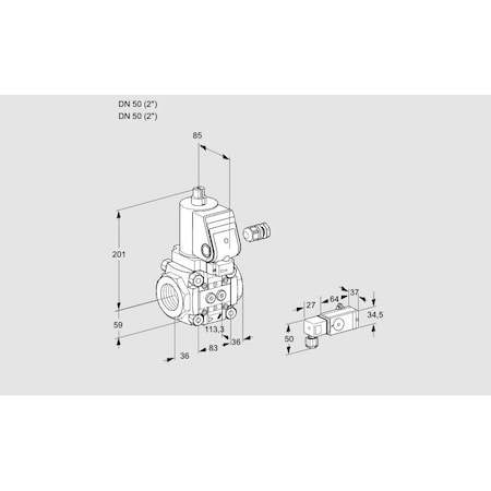 Honeywell Kromschroder VAS350R/NWSR KS88005889