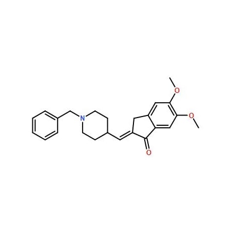Ak Scientific 1-Benzyl-4-(5, 6-dimethoxy-1-oxoindan-2-ylindenemethyl)piperidine (5g), CAS 120014-07-5 Q334-5g