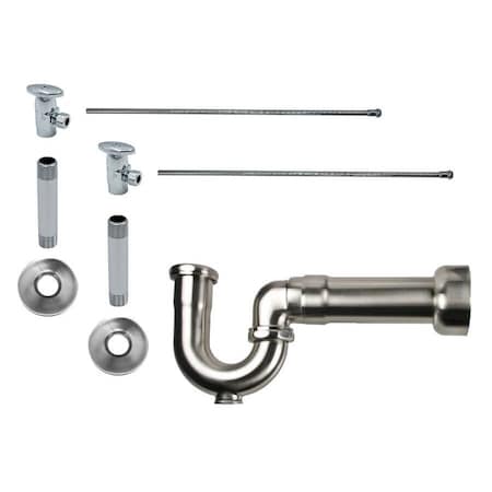 Mountain Plumbing Lavatory Kit - Brass Oval Handle 1/4 Turn Valve (MT6001) in Antique Brass MT3047-NL/AB