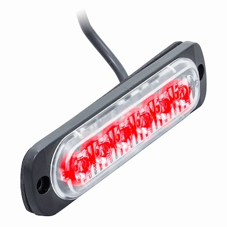Heise 4.4inch 6 LED Red Lite Marker Lights HE-MULTE-6R