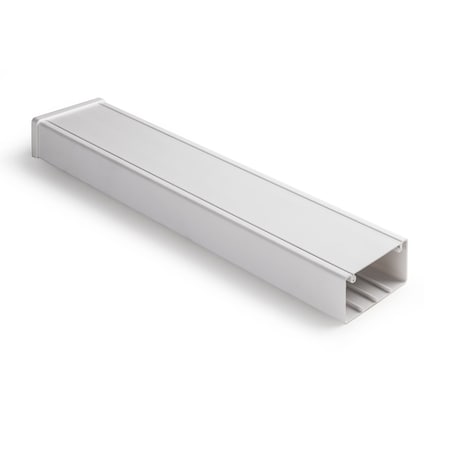 Famatel Usa Wire Duct, Configurable, White, 6.5 ft 71504