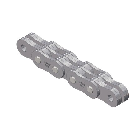 Senqcia Hi-Max Riveted Leaf chain, 30 ft OAL, 1-1/4 in Pitch, Carbon Steel BL1034HMR30