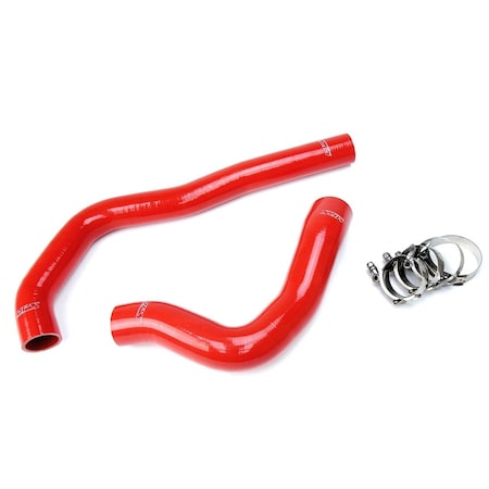 Hps Performance High Temp Reinforced Silicone Radiator Coolant Hose Kit, Red, 57-1222-RED