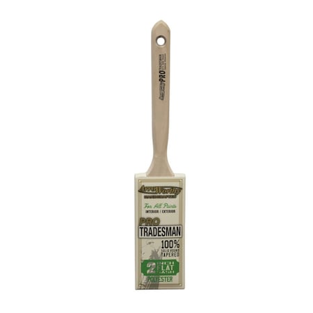 Defenseguard 2 in. Pro-Tradesman Medium Soft Flat Paint Brush DE3324590