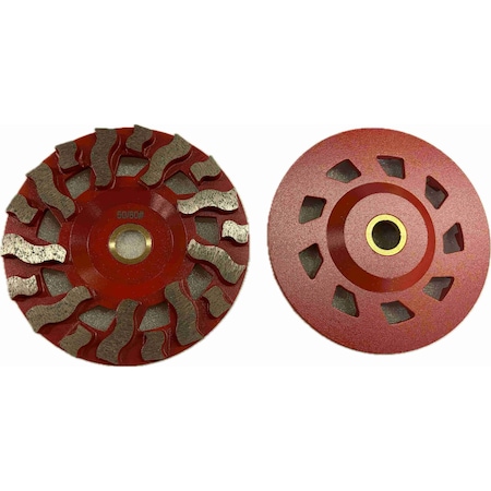 Vantage Product Tornado Cup Wheel, Concrete Cutting, 5'', 50/60 TOR560