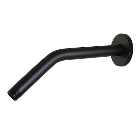 Kingston Brass 10" Shower Arm with Round Flange, Matte Black K162R0