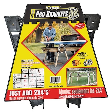 2 X 4 Basics Sawhorse Bracket Pro 90194