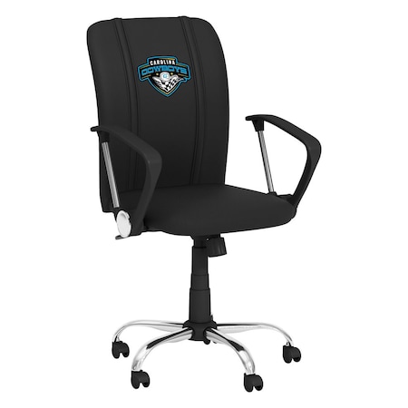 Dreamseat Curve Task Chair with Carolina Cowboys Primary Logo XZOCCURVE-PSPBR0020