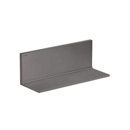 Axor Universal Rectangular Shelf, 12" in Brushed Black Chrome 42644340