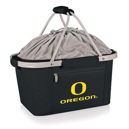 Picnic Time Family Of Brands NCAA Oregon Ducks Metro Shopping Basket - Insulated Picnic Basket 645-00-175-474-0