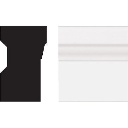 Royal 2''x17 ' PVC Brick Molding 5100351