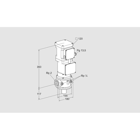 Honeywell Kromschroder VLV, MTR, GAS, VK 50R40T5A93DS KS85312032