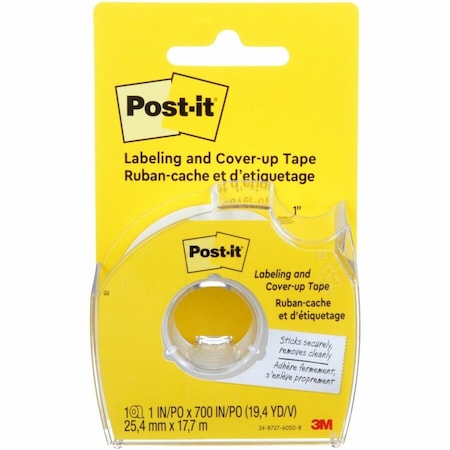 Post-It Tape, Coverup, Removable, 1" 658