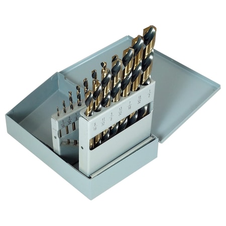 Cle-Force 15PC 1/16-1/2X32 1604 BLK&GLD HD JOB SET C69031