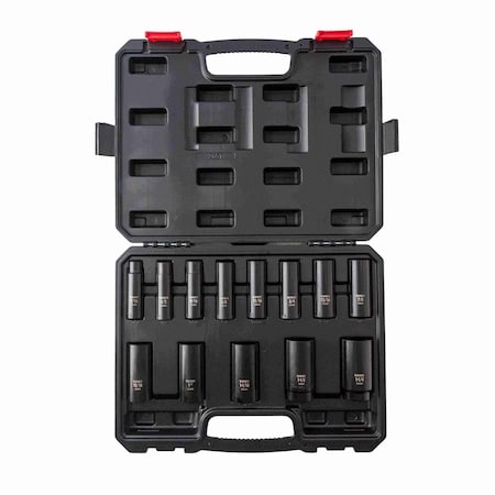 Sunex 13pc 1/2" Drive SAE Deep Impact Socket Set 2651