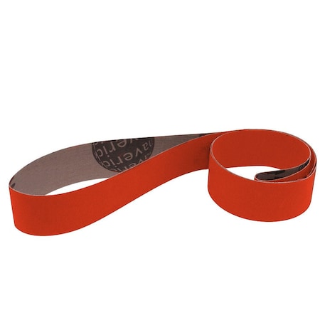 Combat Abrasives 4in x 168in Ceramic Shredder Sanding Belts, 3PK (24 Grit) B4X168X24SHREDDER-3PK