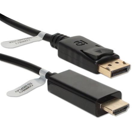 Plugit DisplayPort to HDMI Cable - Black - 15 ft. PL3744184