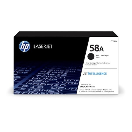 Hp 58A (CF258A) Black Original LaserJet Toner Cartridge (3,000 Yield) CF258A