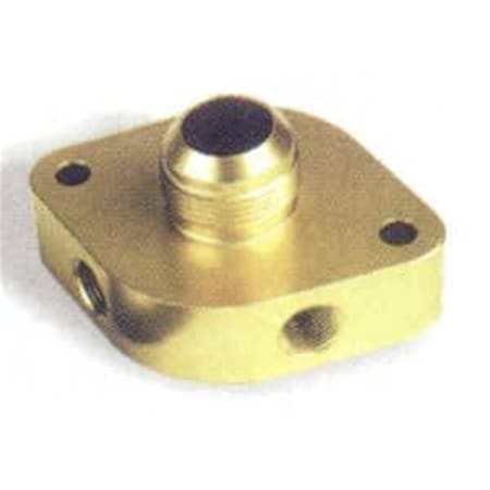 Superjock 63461 Billet Water Filler Neck -16 AN Fitting & Two 0.37 in. NPT Female Ports SU3617849